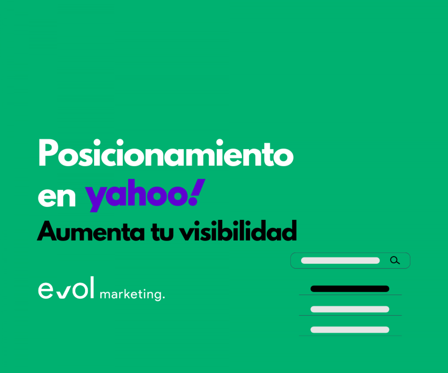 Posicionamiento Yahoo