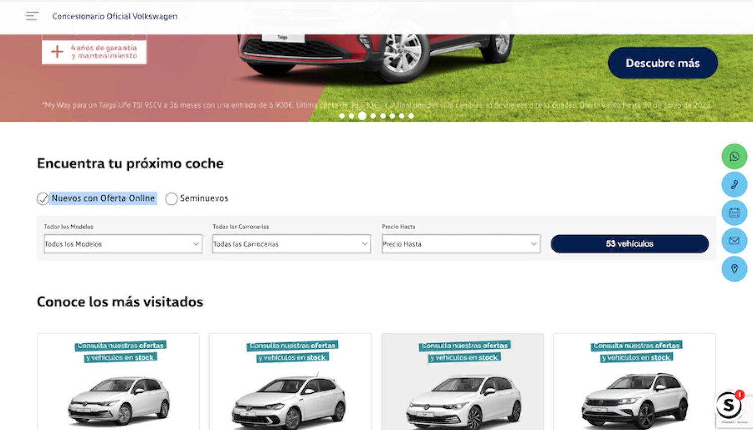 Diseño Web y Desarrollo Automoción y Concesionario